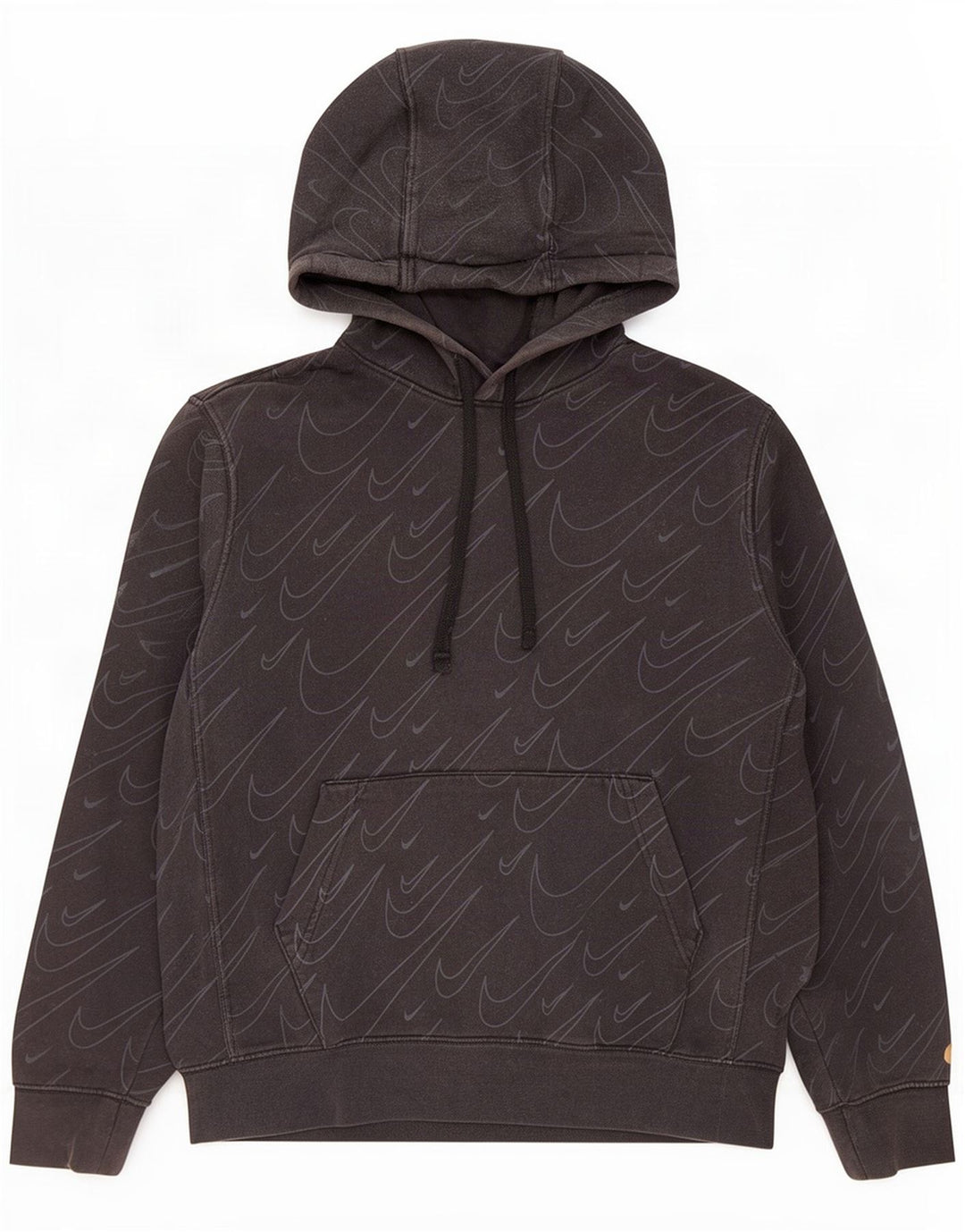 Nike Pull à capuche graphique pour homme Petit coton noir