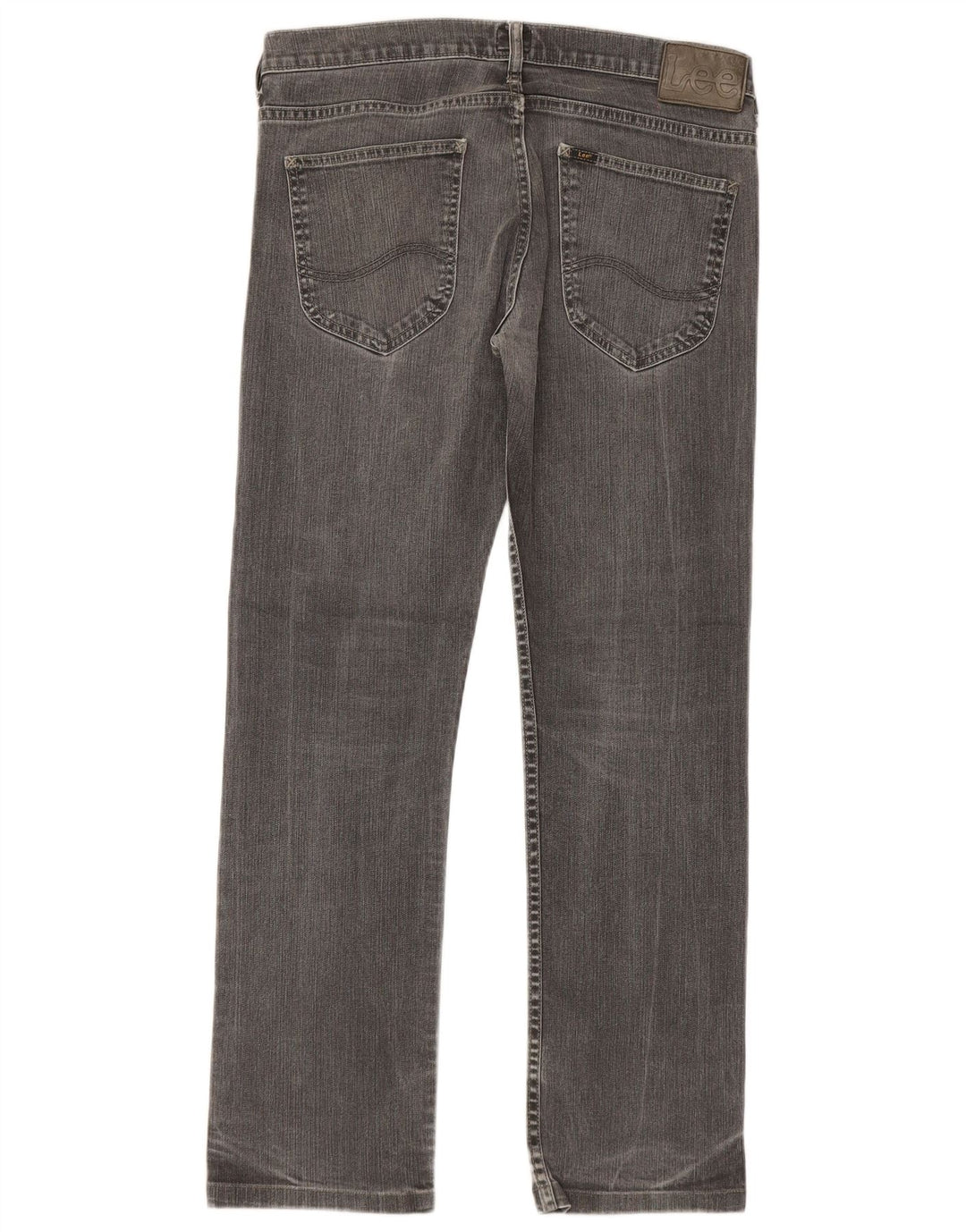 Lee Jean Droit Powell Homme W34 L30 Gris Coton