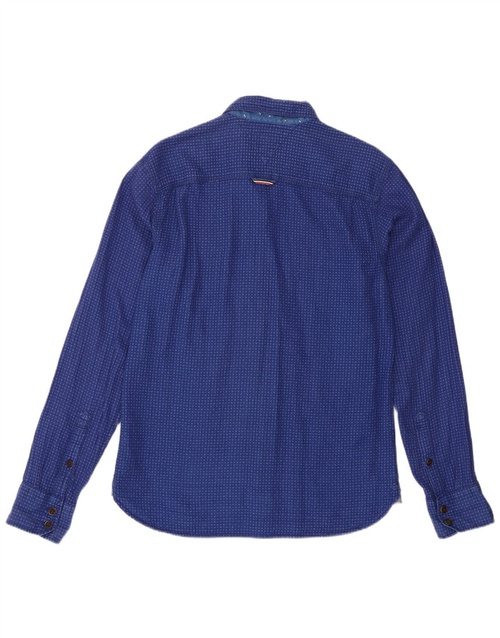 Tommy Hilfiger Chemise Homme Bleu Moyen Spotted Cotton