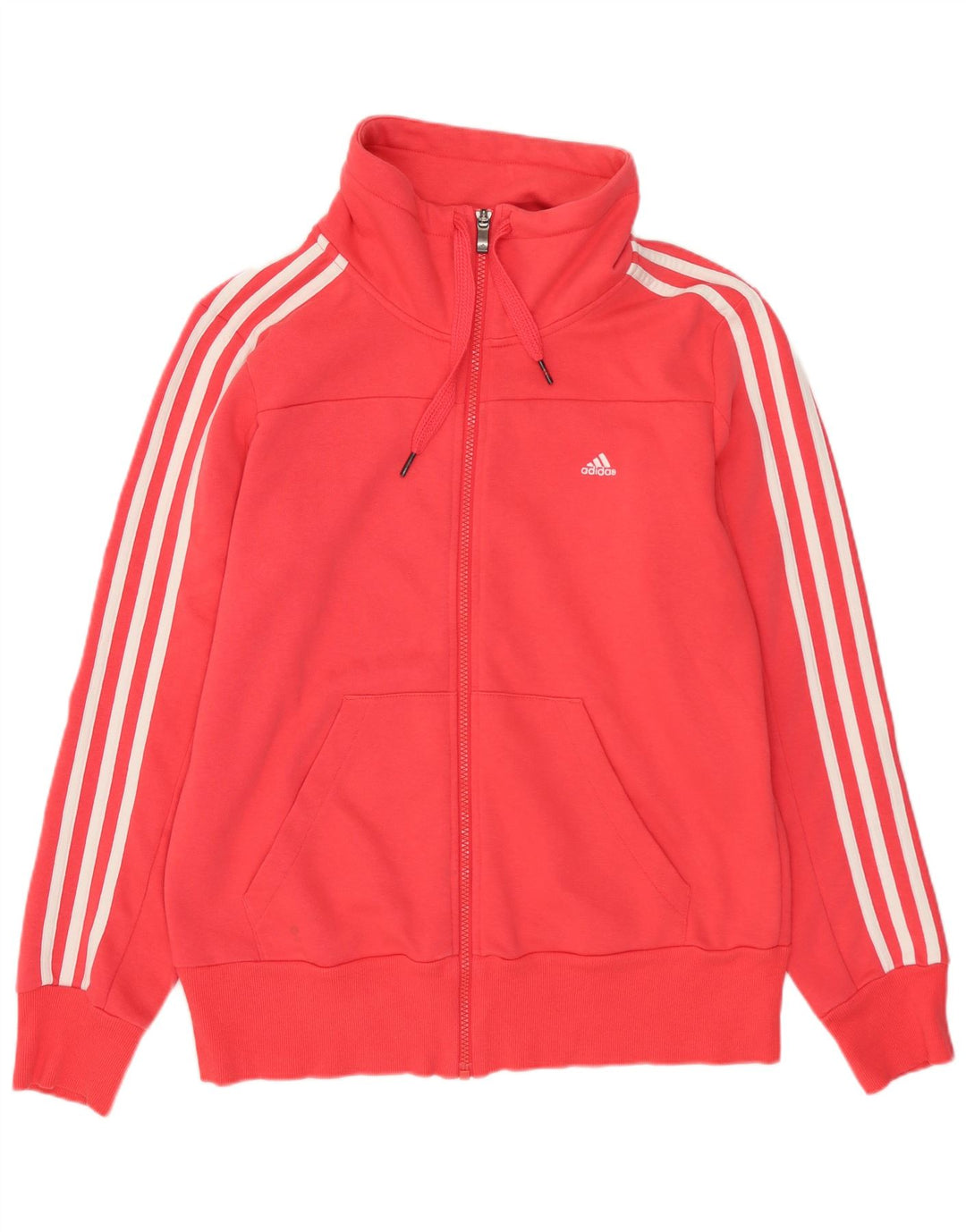 Adidas Climalite Survêtement Top Veste UK 12/14 Rose Moyen Femme