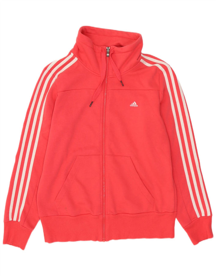 Adidas Climalite Survêtement Top Veste UK 12/14 Rose Moyen Femme