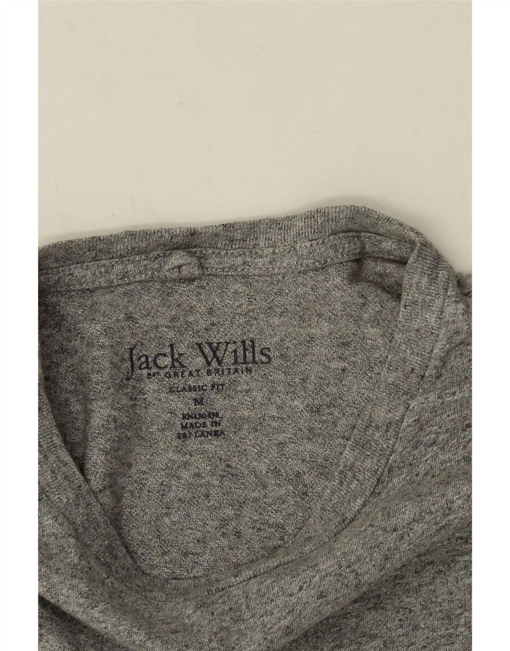 Jack Wills T-Shirt Coupe Classique Homme Gris Moyen Coton