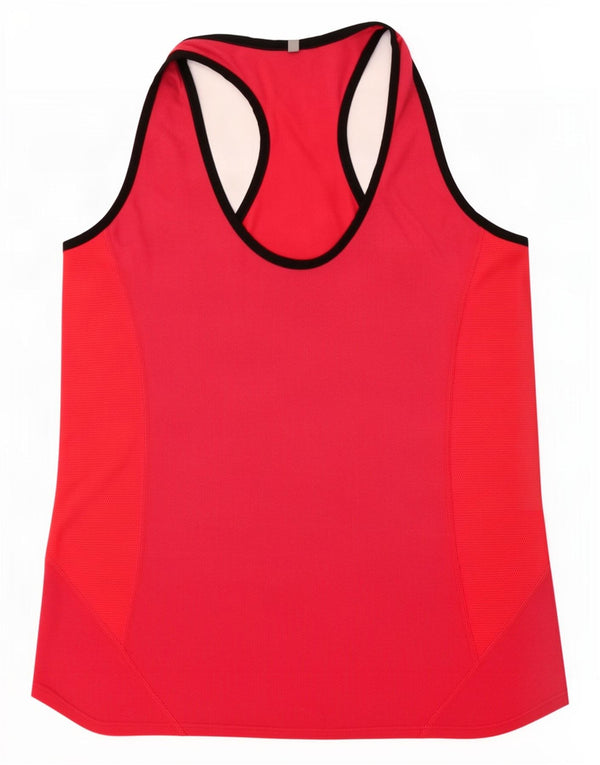 Nike Womens Dri Fit Débardeur UK 14 Large Rose Colorblock