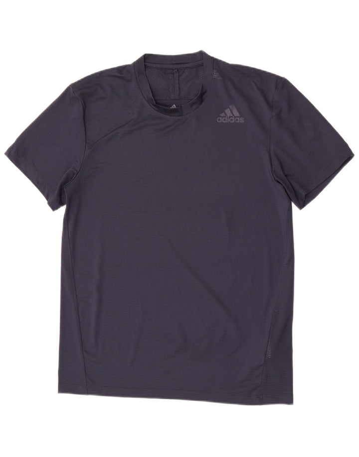 Adidas Homme Aeroready T-Shirt Top Bleu Marine Moyen Polyester