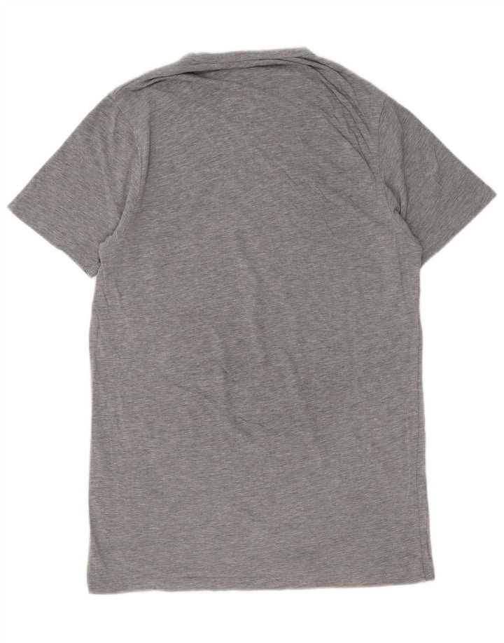 Jack & Jones T-Shirt Homme Haut Large Gris Moucheté Coton