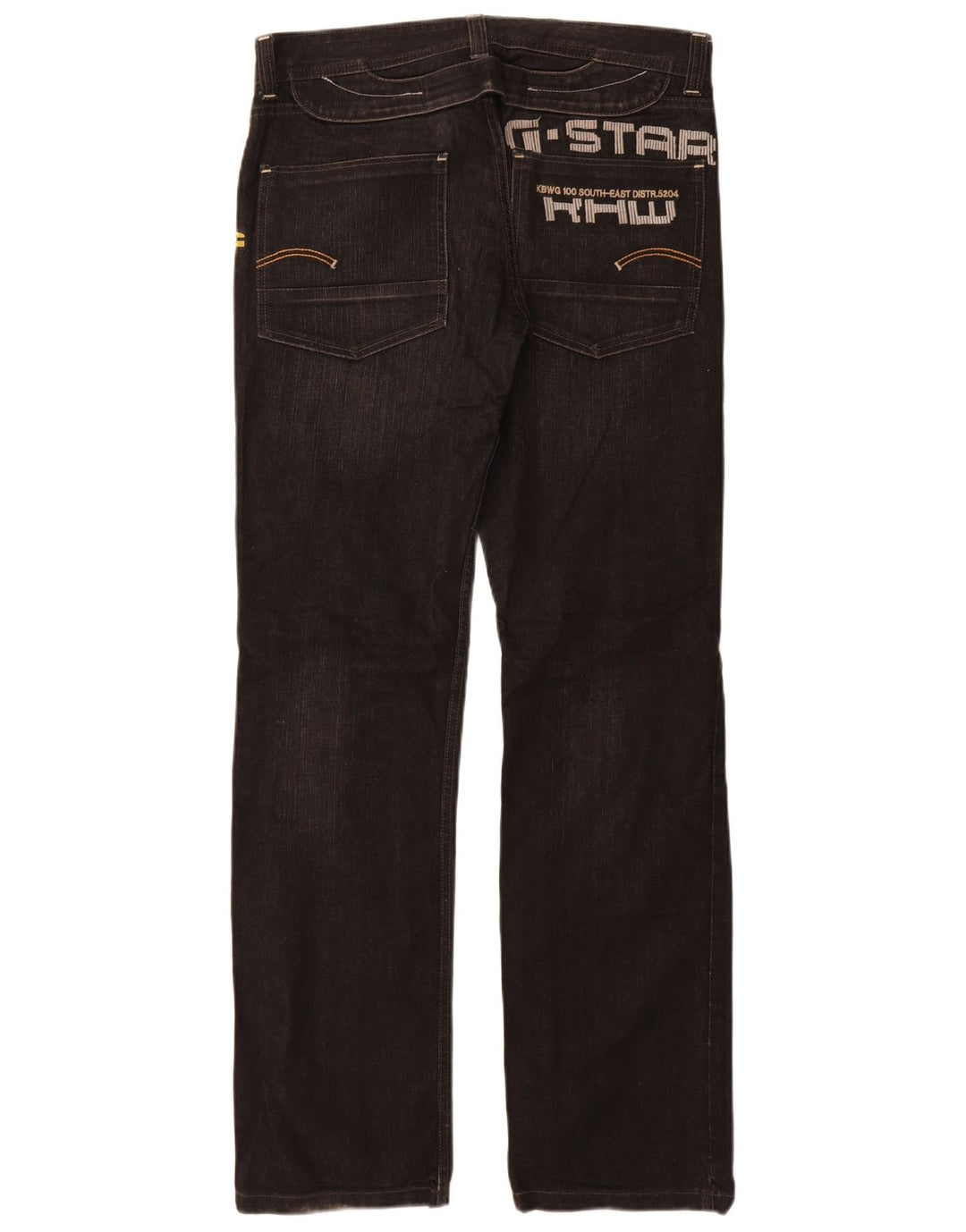 G-Star Jean droit graphique femme W30 L34 gris