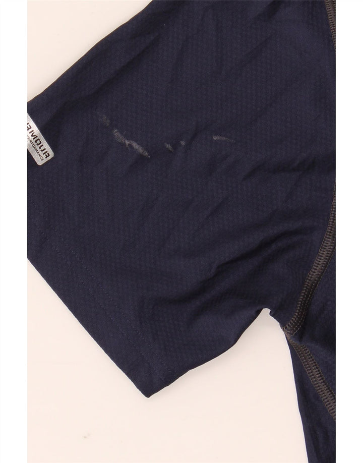 Under Armour Heat Gear T-Shirt Haut Petit Bleu Marine Polyester