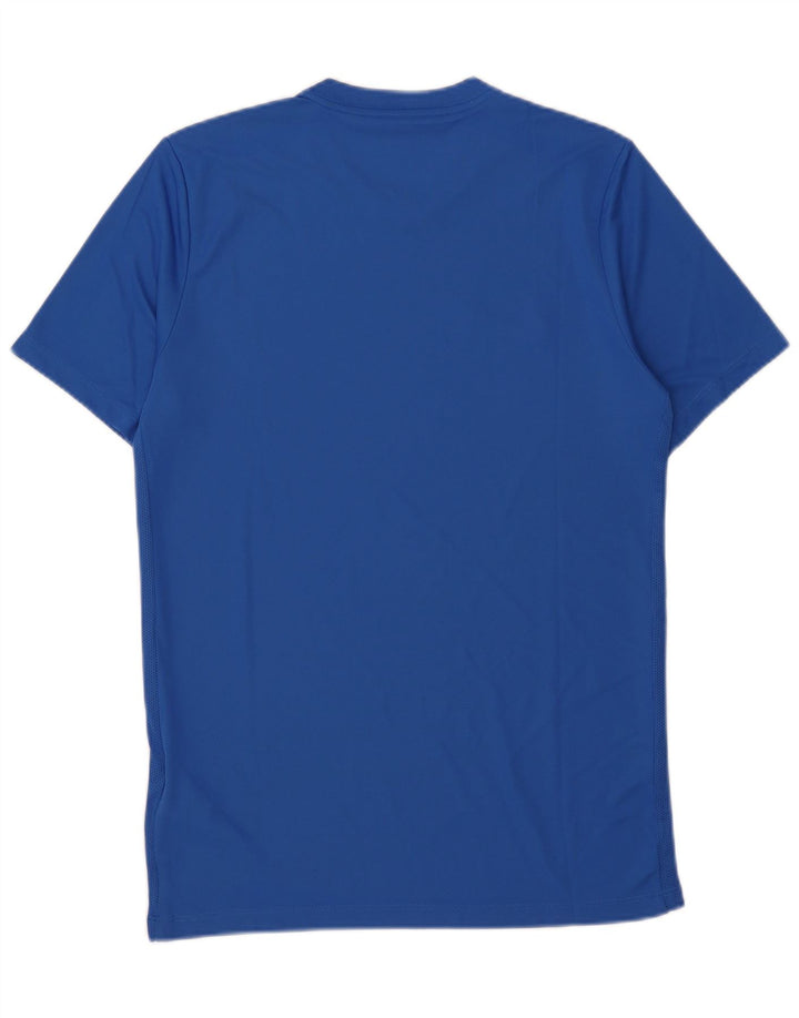 Nike Homme Dri Fit Graphic T-Shirt Haut Bleu Moyen Polyester