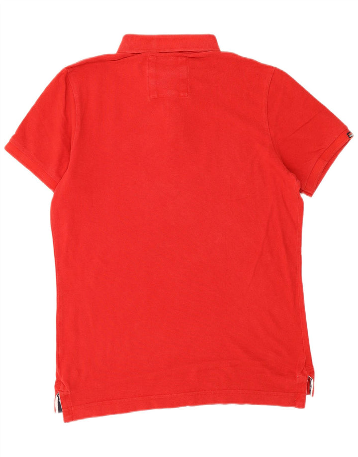 Superdry Polo Homme Grand Rouge Coton