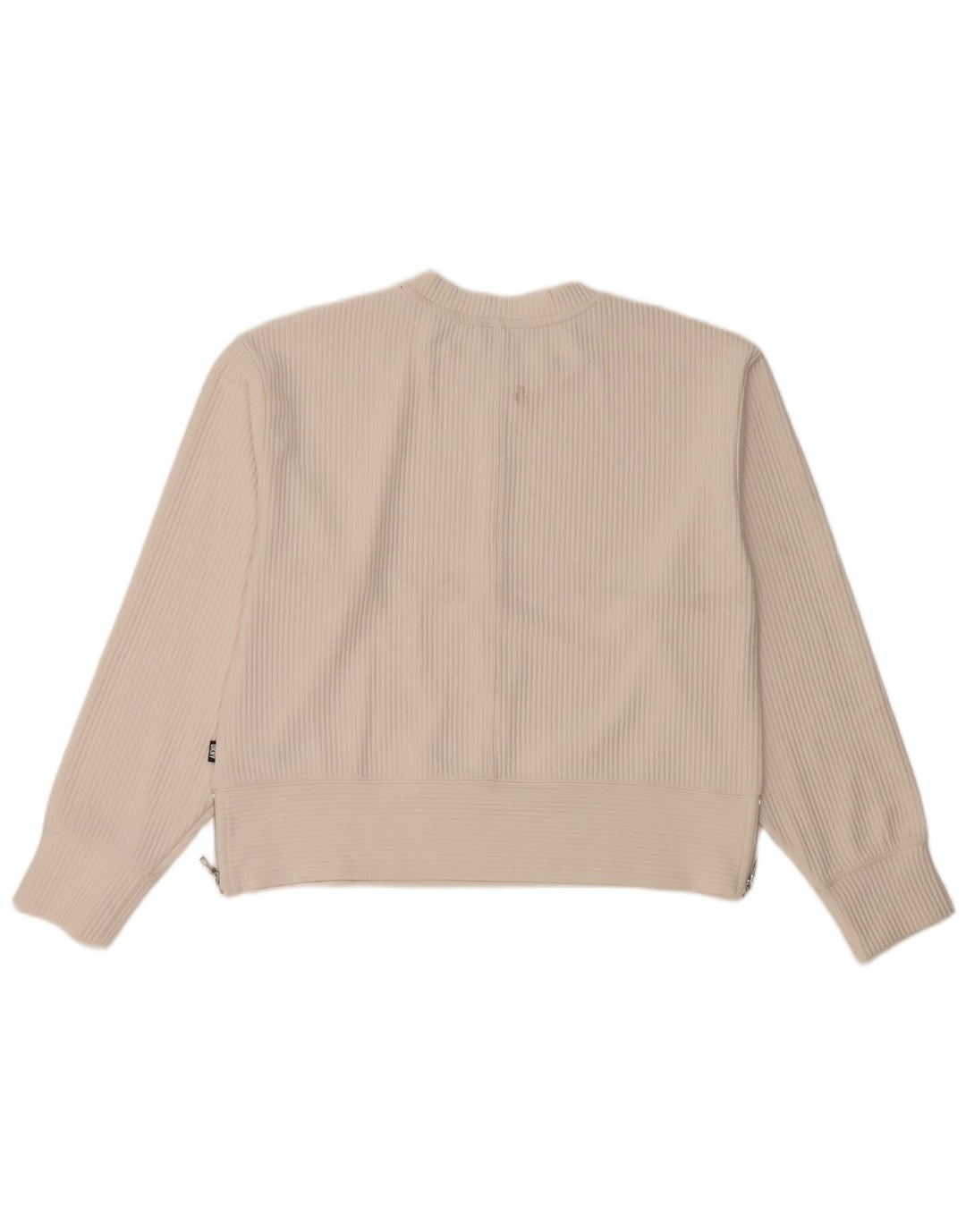 Dkny Sweat-shirt pour femme UK 44 Medium Blanc cassé Polyester