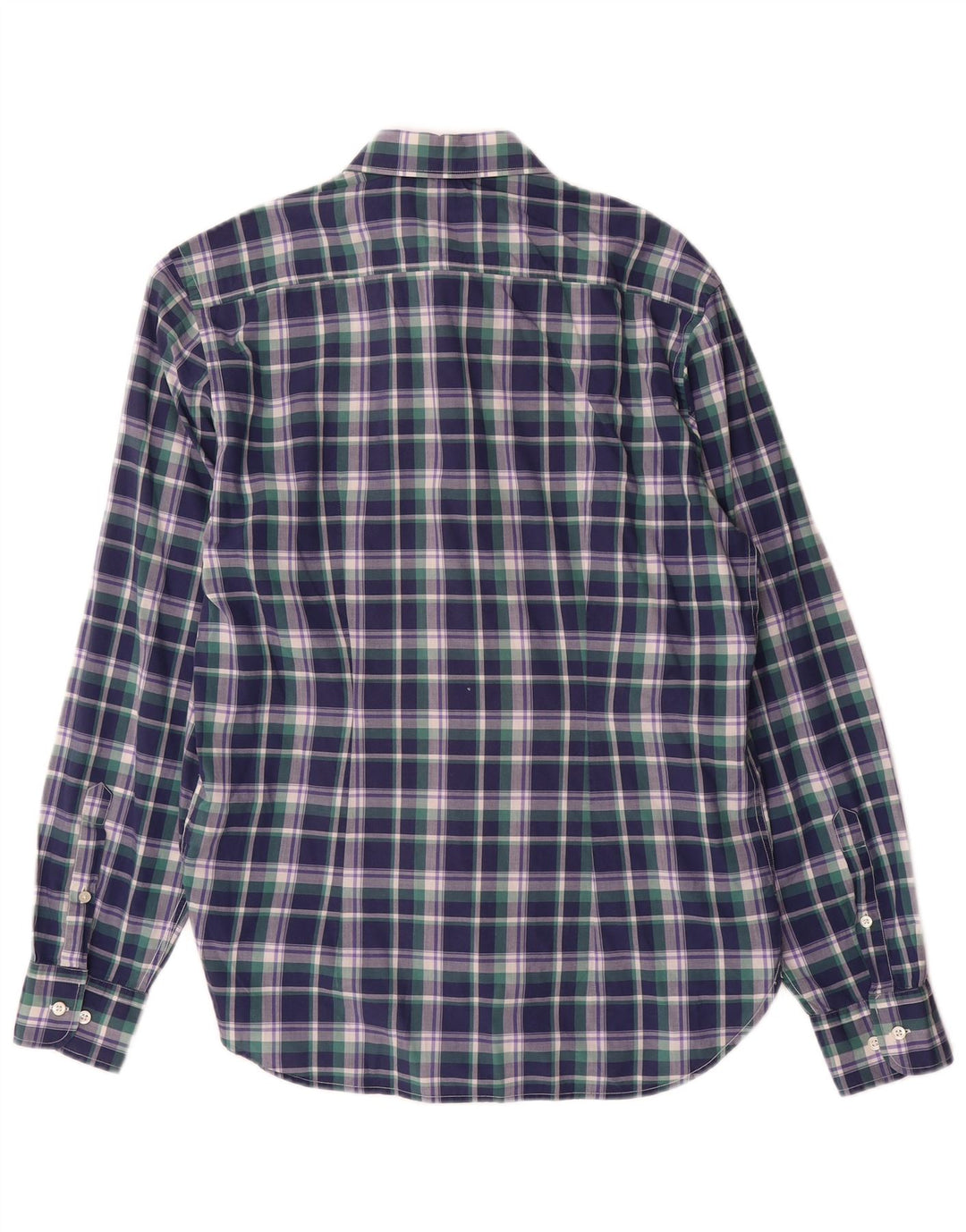 Henry Cottons Chemise slim fit pour homme Taille 39 Bleu marine moyen à carreaux en coton