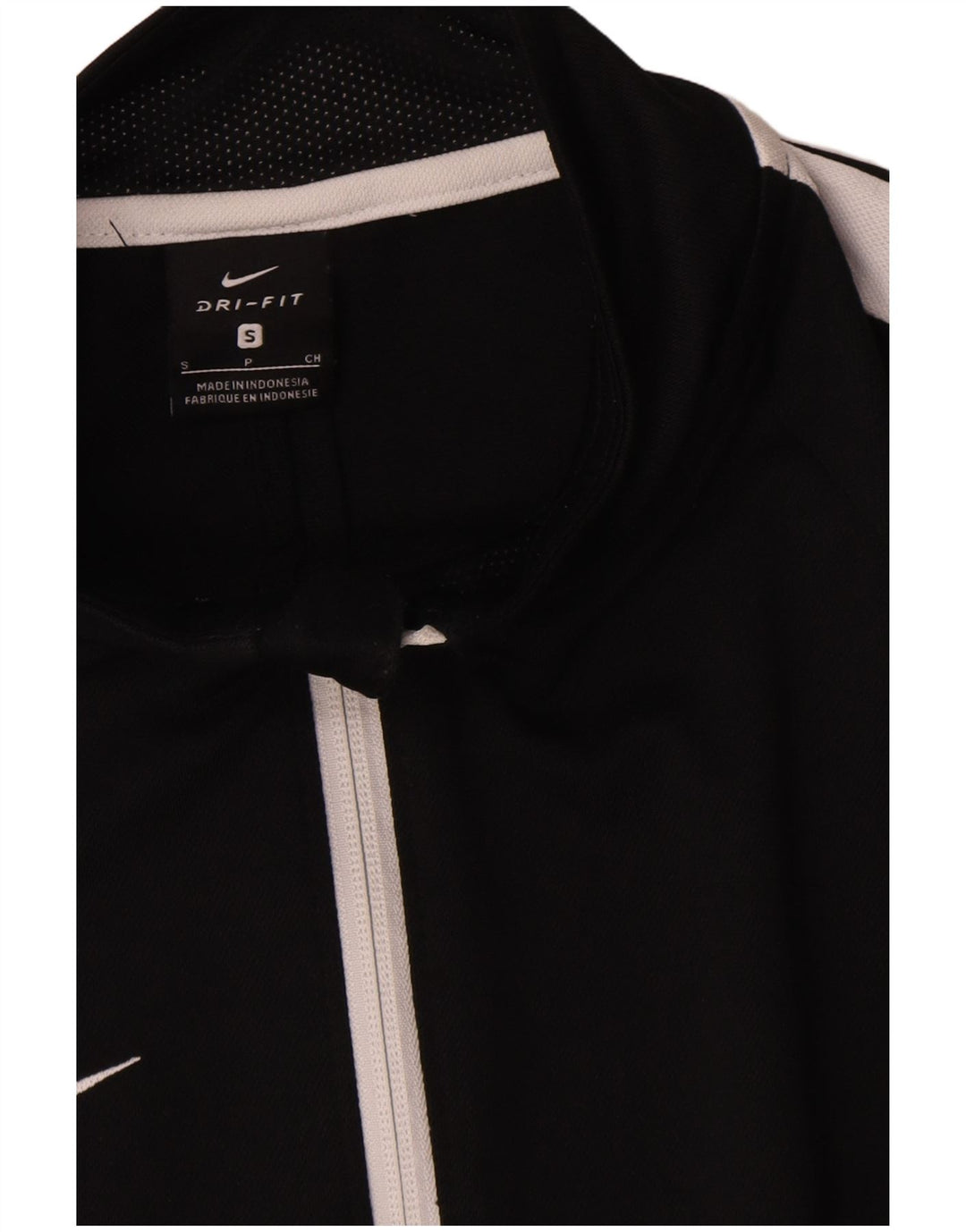 Nike Hommes Dri Fit Survêtement Top Veste Petit Noir Colorblock Polyester