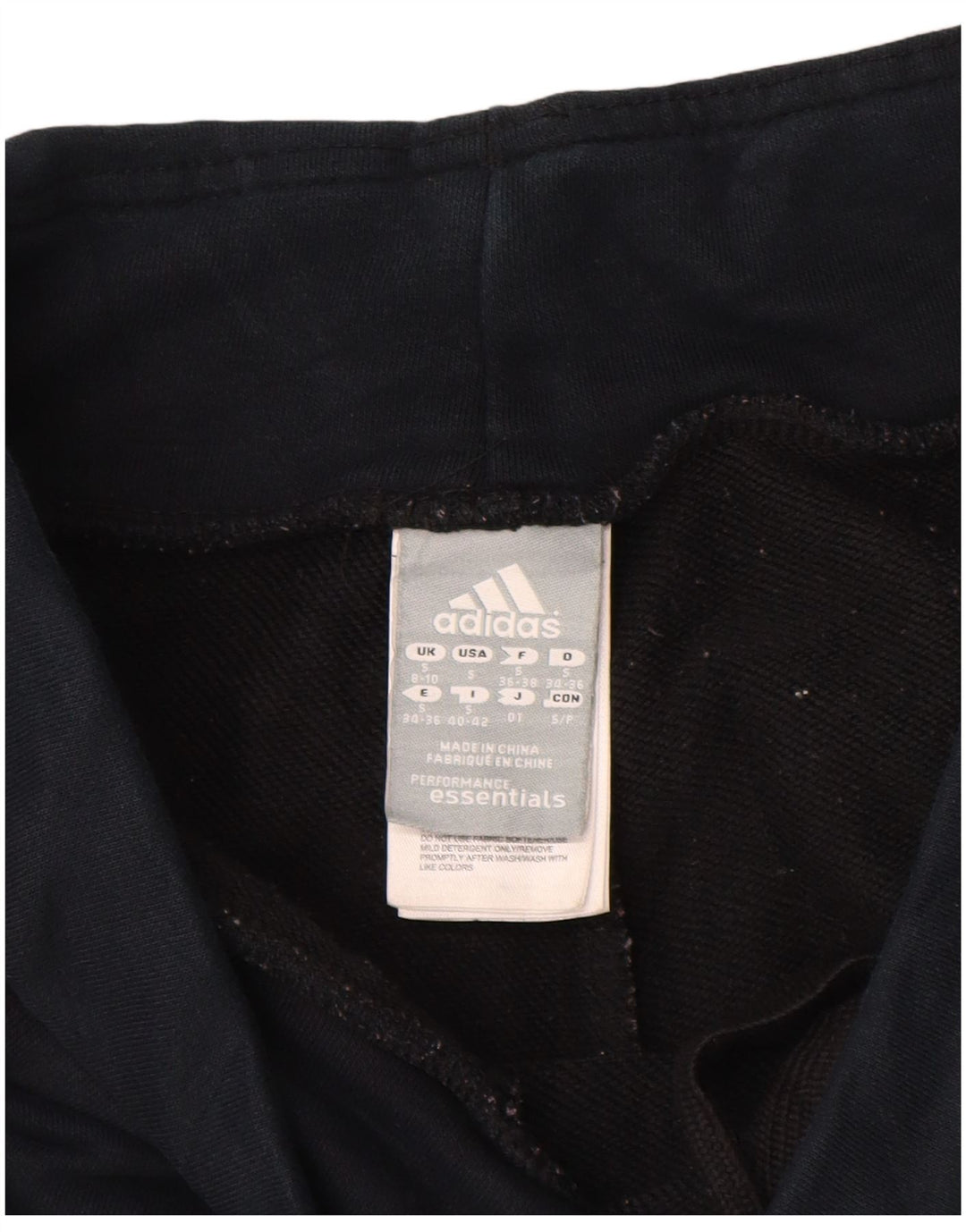 ADIDAS Pantalon de survêtement pour femme Joggers UK 8/10 Small Bleu marine