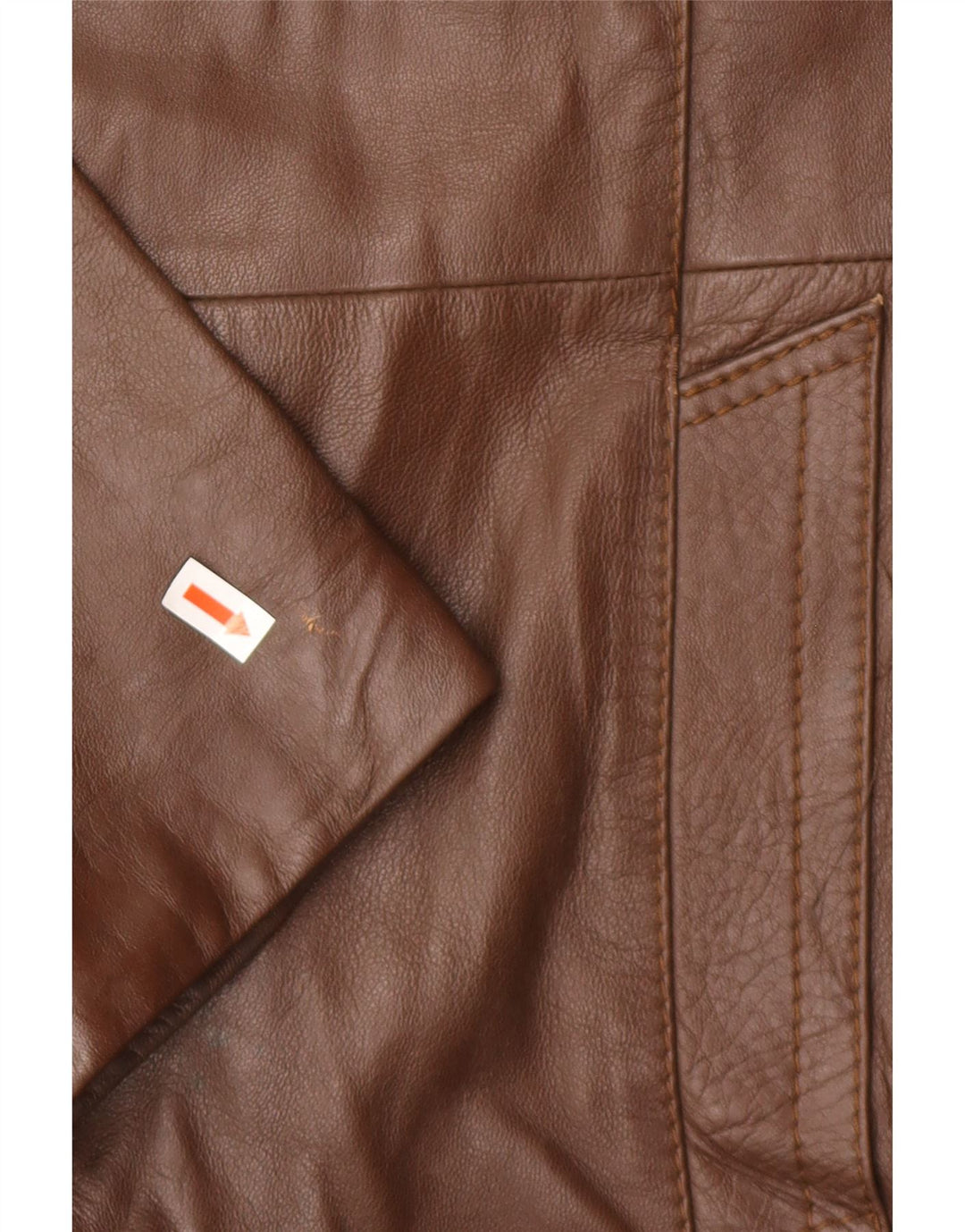 Camox Manteau en cuir militaire pour homme IT 50 Grand cuir marron