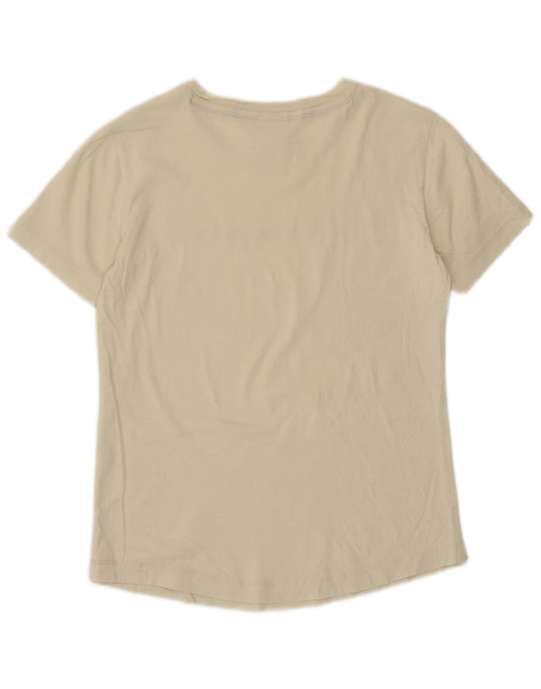 Champion T-shirt graphique pour femme UK 10 Small Off White