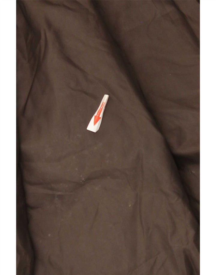 Marithe François Girbaud Manteau rembourré pour femme UK 10 Petit Marron Polyester