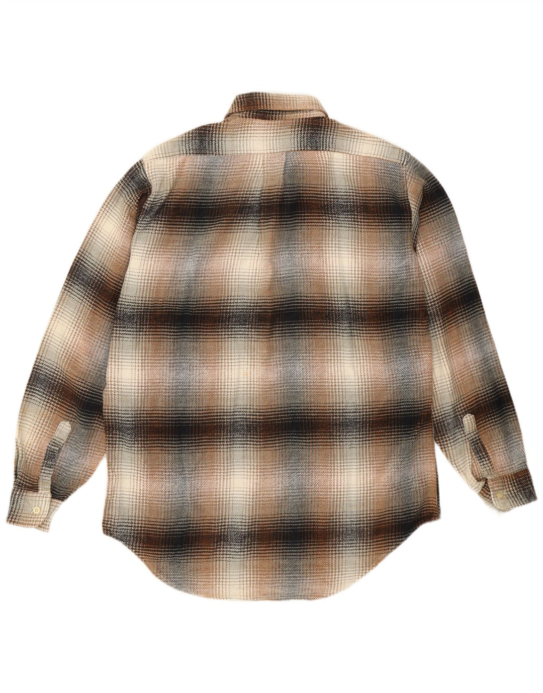 Diadora Chemise En Flanelle Homme Carreaux Marron Moyen