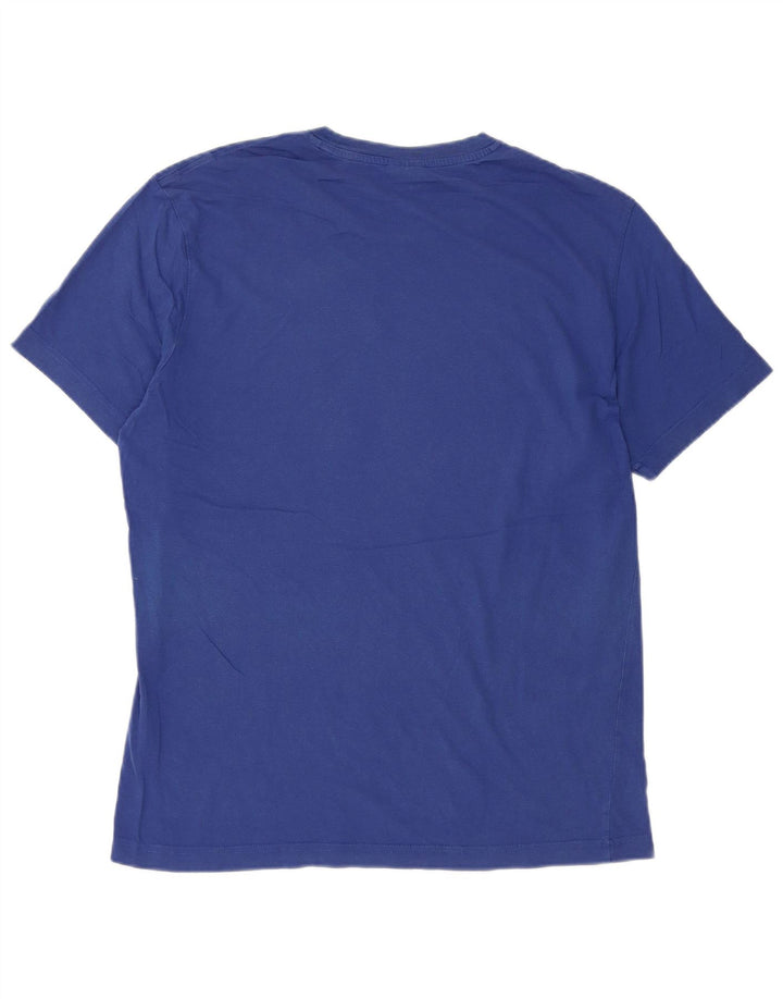 Champion T-Shirt Graphique Homme Bleu Moyen Coton