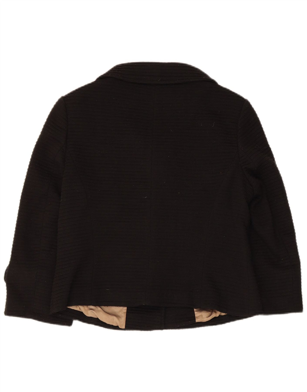 Marks & Spencer Veste blazer à manches 3/4 pour femme UK 12 Noir moyen