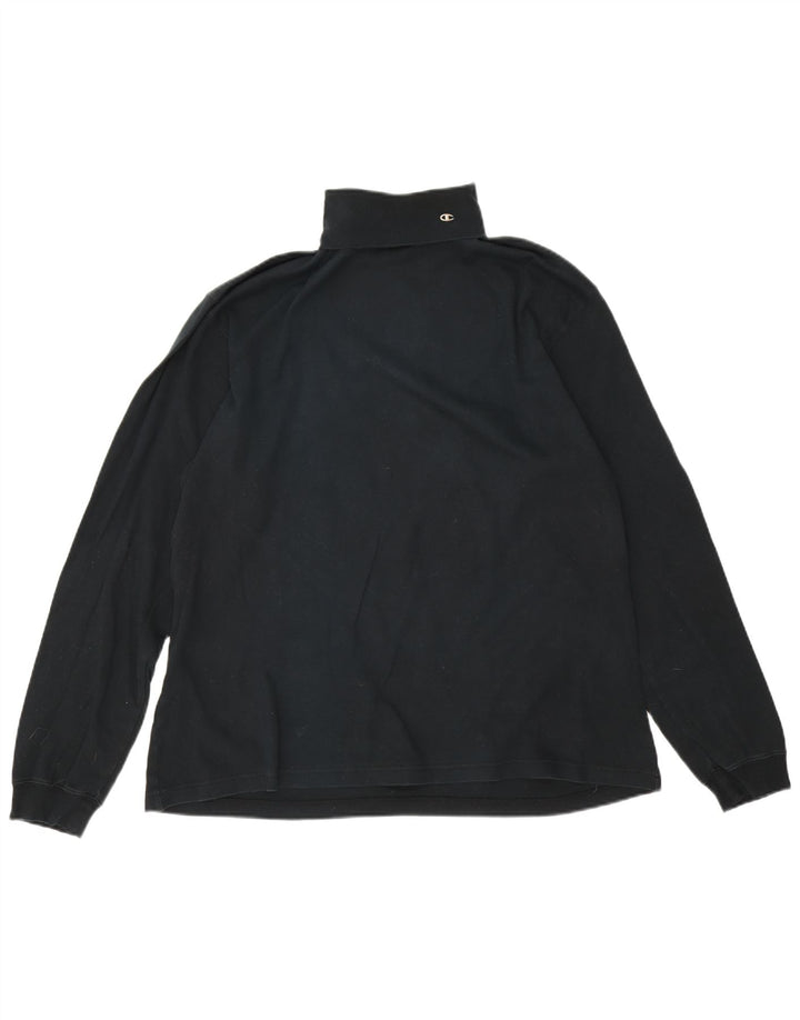 Champion Haut à manches longues pour homme en coton noir 2XL