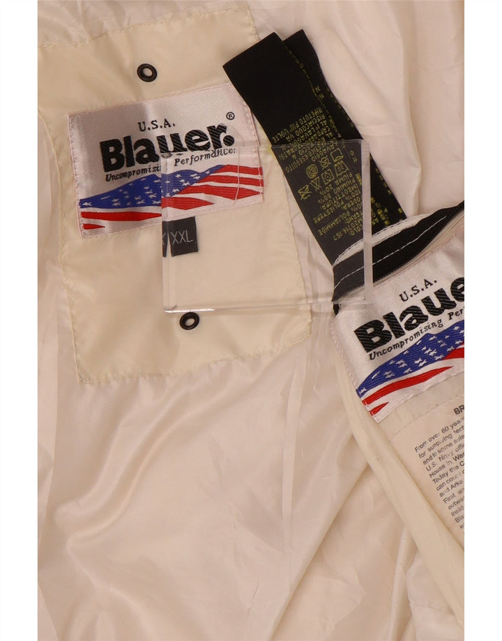 Blauer Veste matelassée pour femme UK 20 2XL Blanc Polyamide