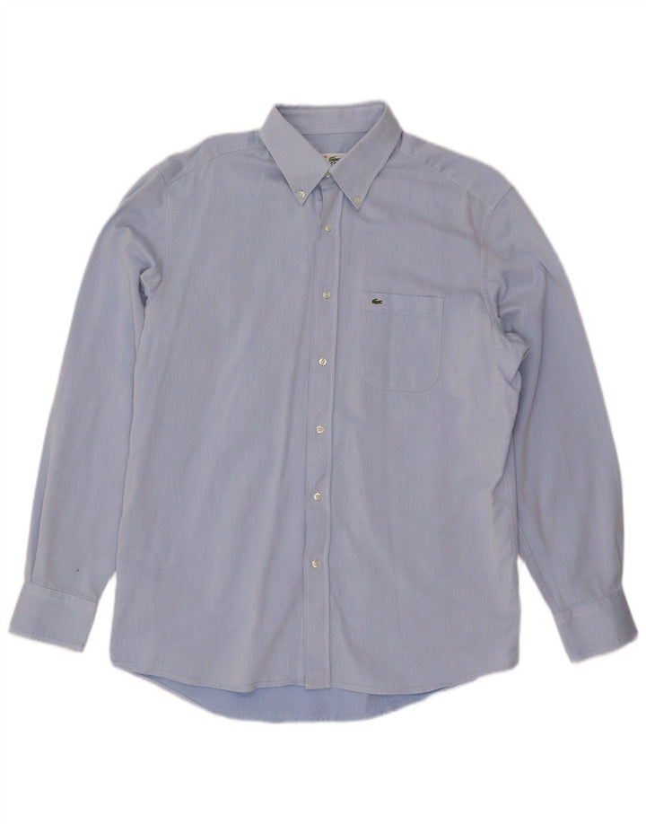LACOSTE Chemise Regular Fit Homme Taille 43 Grand Bleu Coton