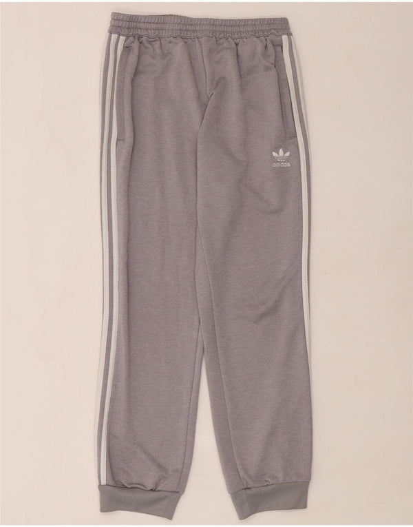 Adidas Pantalon de survêtement pour homme Pantalon de jogging Large Gris Polyester