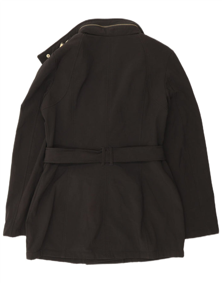 Michael Kors Veste militaire pour femme UK 10 Small Noir Polyester