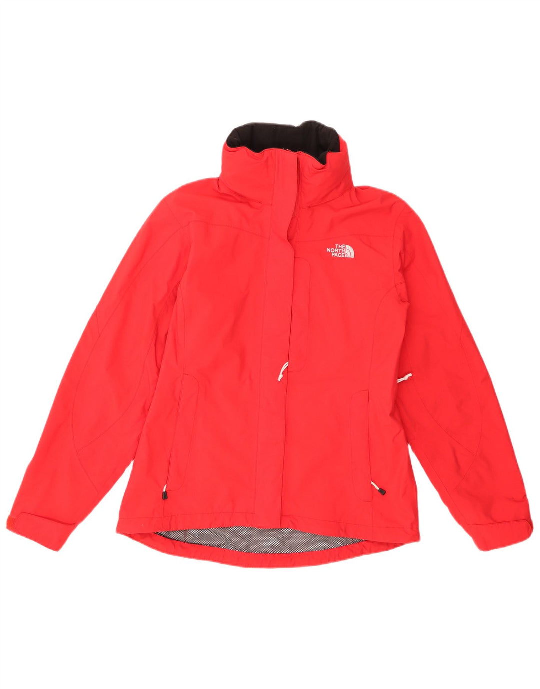 THE NORTH FACE Veste de pluie à capuche surdimensionnée Hyvent pour femme UK 36 Small Rouge
