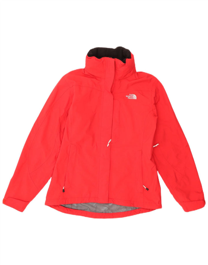 THE NORTH FACE Veste de pluie à capuche surdimensionnée Hyvent pour femme UK 36 Small Rouge