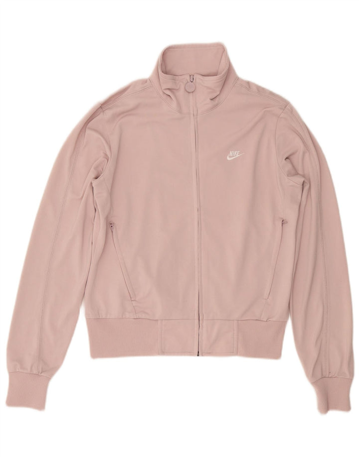 NIKE Veste de survêtement pour femme UK 10/12 Rose moyen Polyester