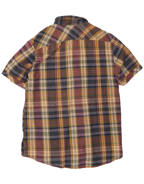 Marlboro Classics Chemise ajustée à manches courtes pour homme 3XL Carreaux multicolores
