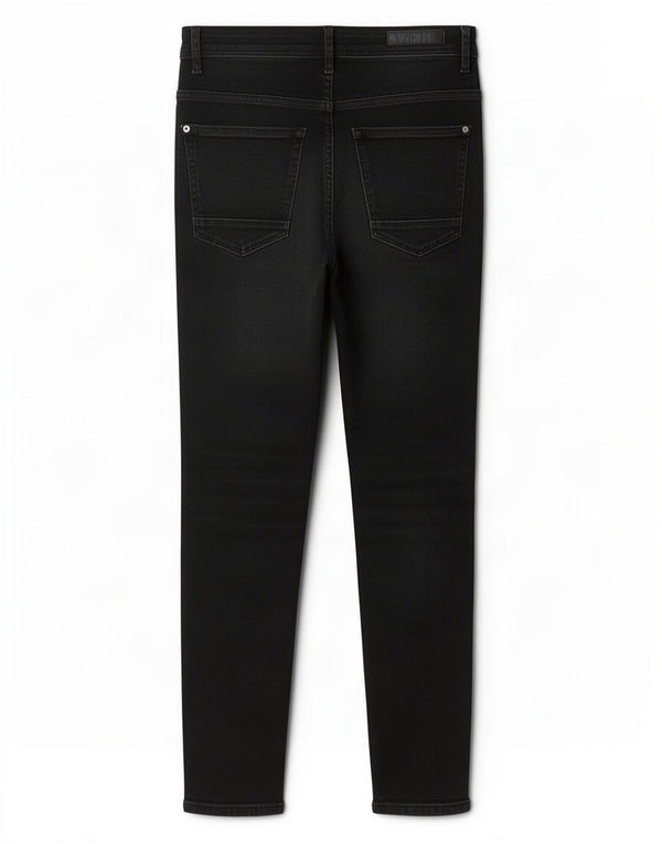 Zara Jean skinny court pour homme EU 40 Medium W31 L24 Noir