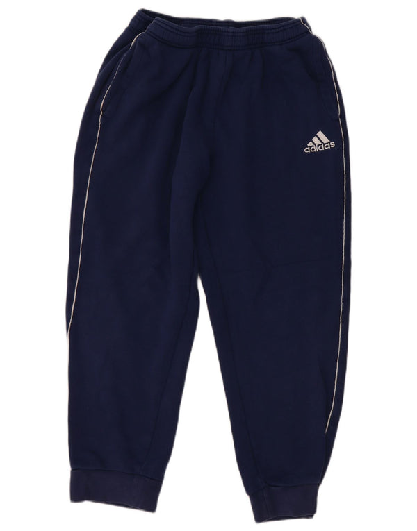 Adidas Pantalon de survêtement court pour homme en coton bleu marine Taille L