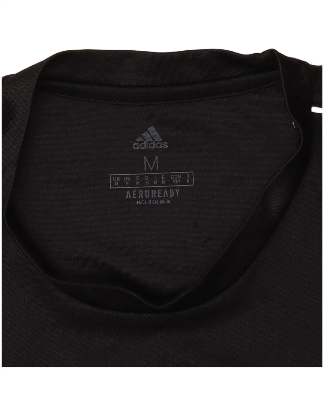 Adidas Homme Aeroready T-Shirt Top Noir Moyen