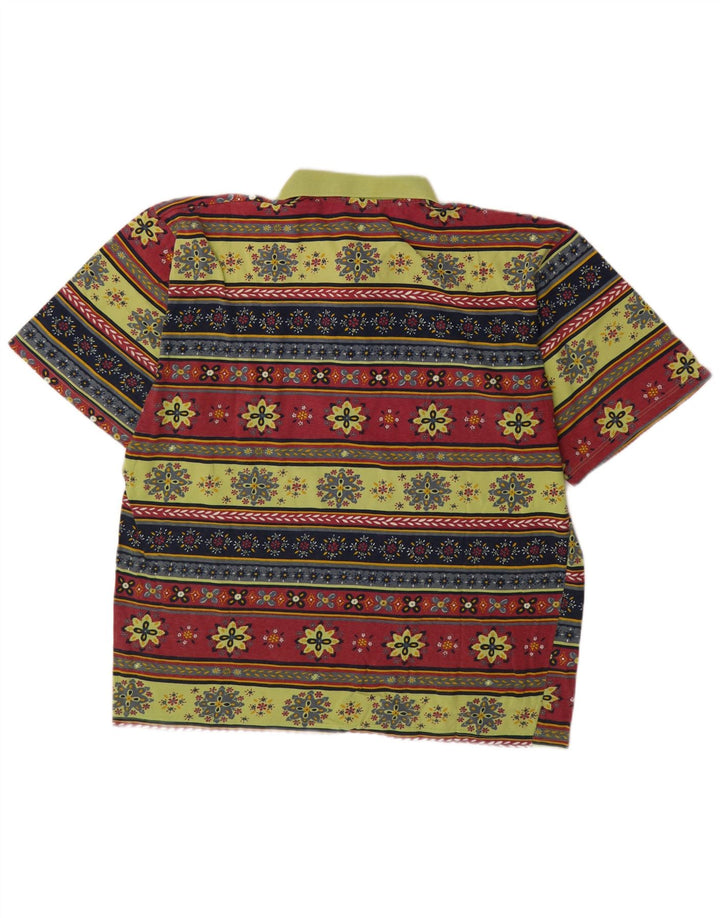 COLLECTION Polo Homme Large Coton Floral Multicolore