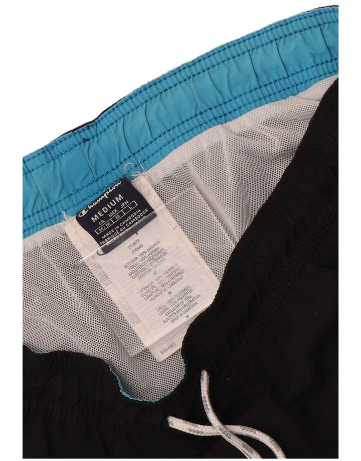 Champion Short de Bain Graphique Homme Noir Moyen Polyamide