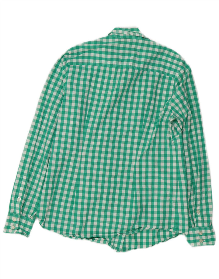 VINEYARD VINES Chemise Femme US 6 Coton Vichy Vert Moyen