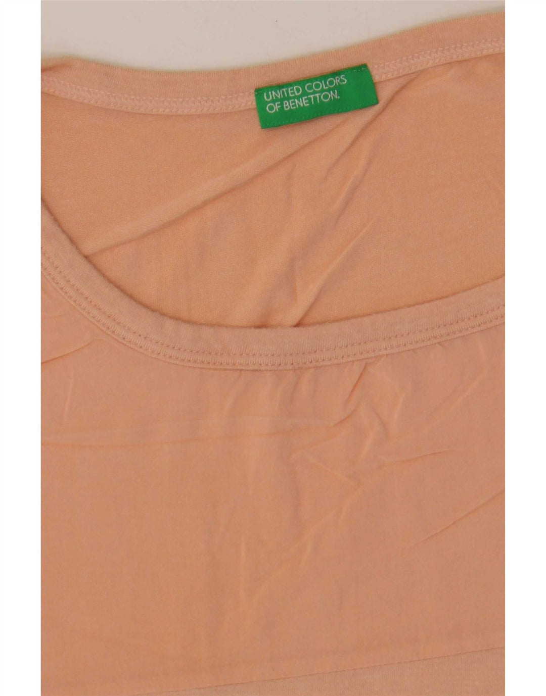 Benetton T-Shirt Femme Top UK 16 Large Rose