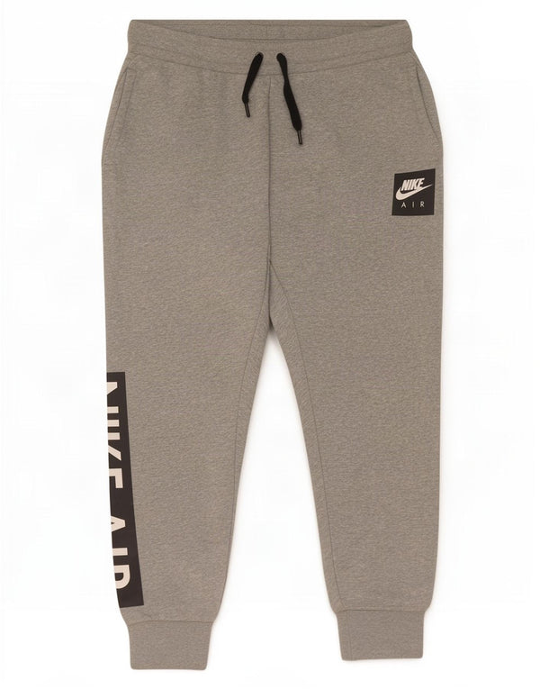 Nike Pantalon de survêtement graphique pour homme en coton color block Gris Taille L