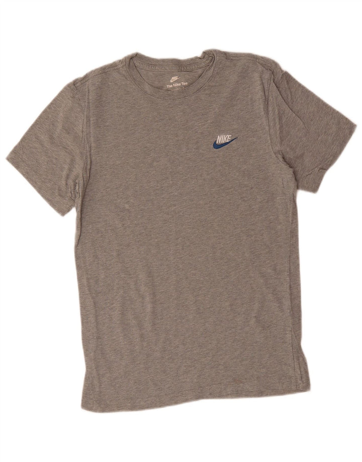 NIKE T-Shirt Homme Petit Gris Coton
