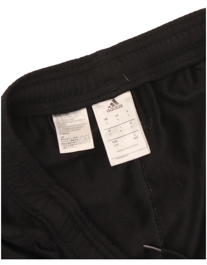 Adidas Pantalon de survêtement pour homme Large Noir Polyester Sports
