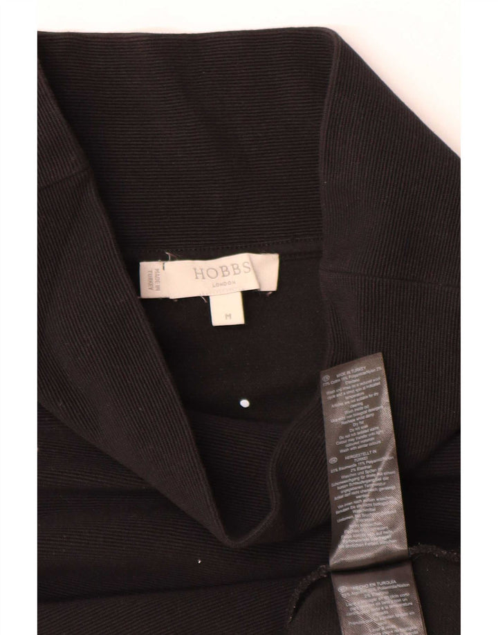 Hobbs Haut Femme Manches 3/4 UK 14 Moyen Noir Coton