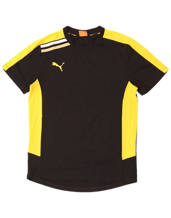 Puma T-Shirt Graphique Homme Noir Moyen Polyester Colorblock
