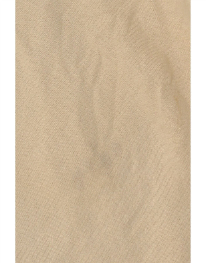 Asics Veste de survêtement graphique pour femme UK 10 Petit coton beige