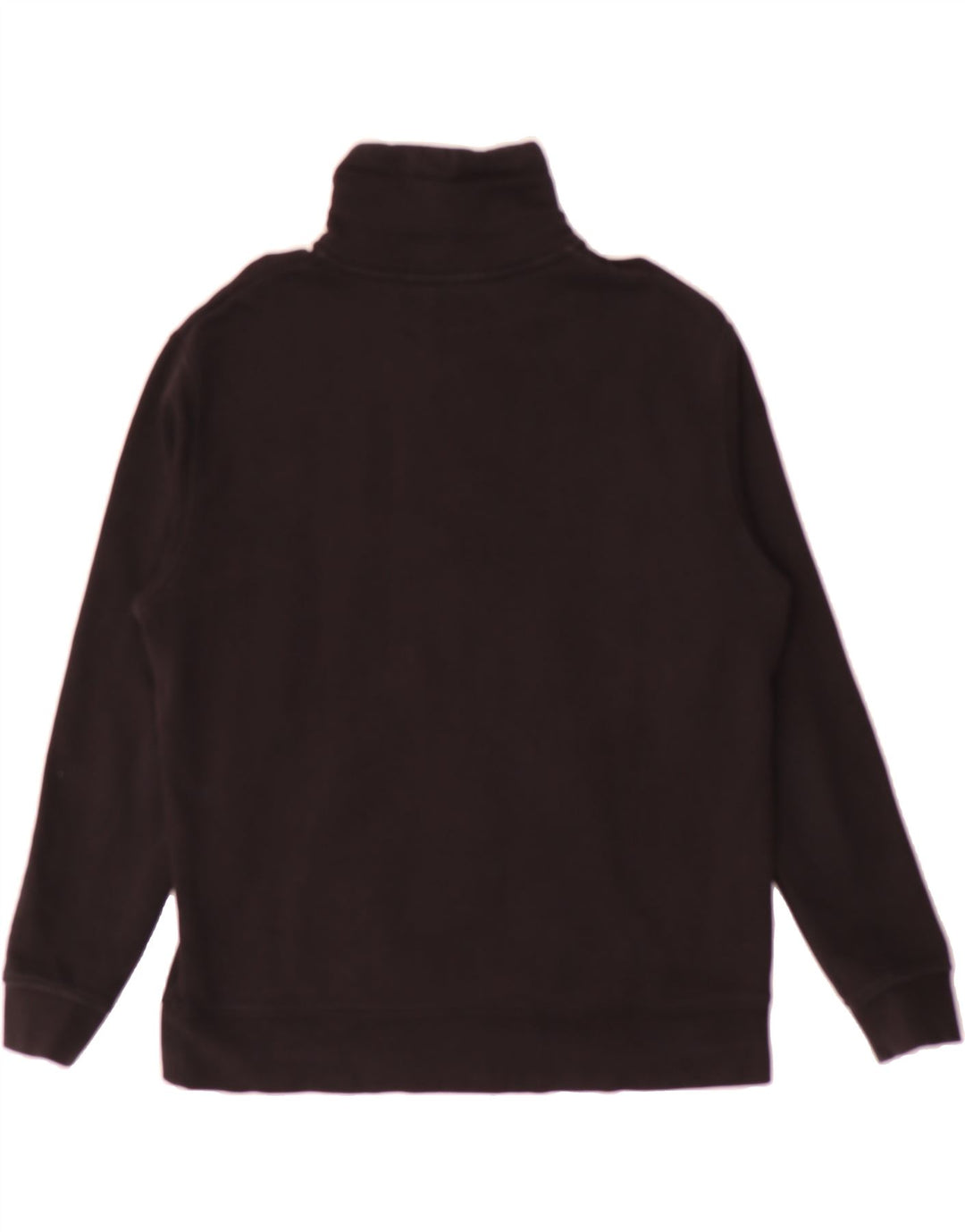 ZARA Mens Zip Neck Sweatshirt Jumper XL Black Cotton Vintage Zara and Second-Hand Zara from Messina Hembry 