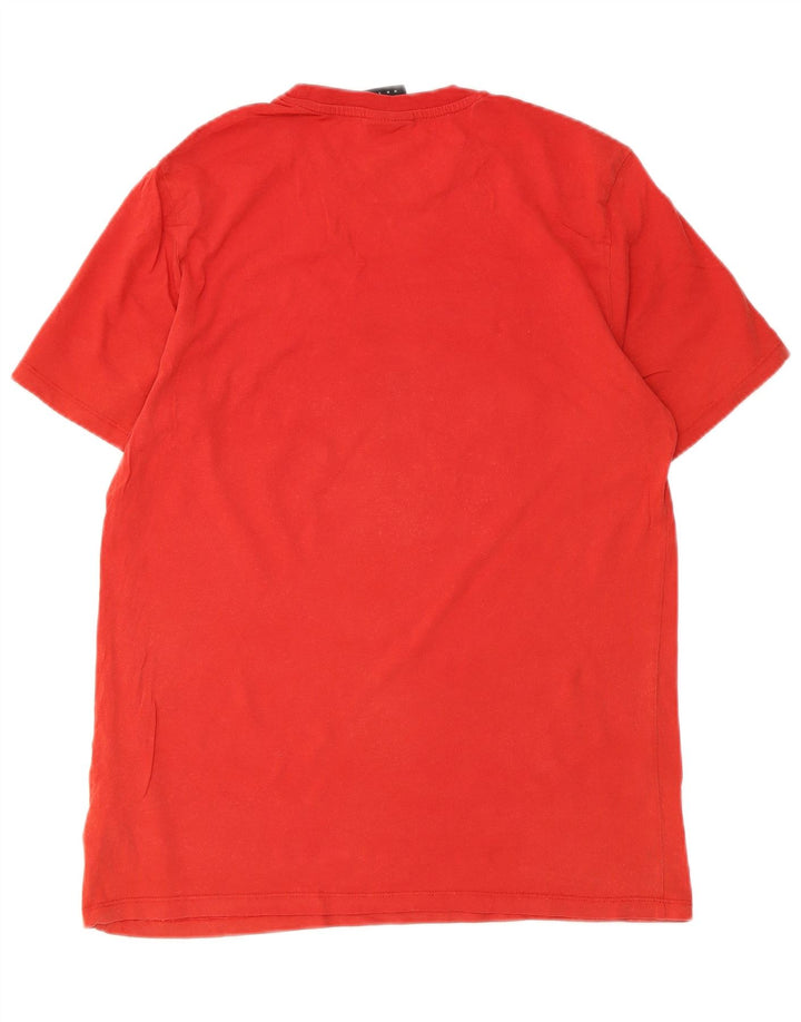 Umbro T-Shirt Graphique Homme Rouge Moyen Coton