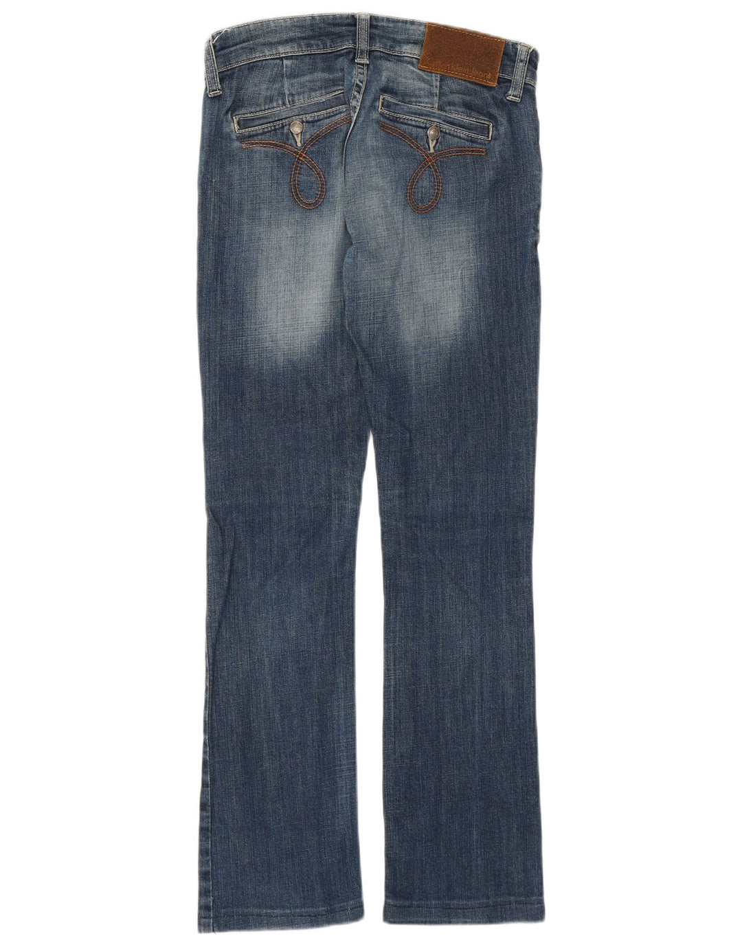 Calvin Klein Jean Bootcut Femme W27 L27 Bleu Coton