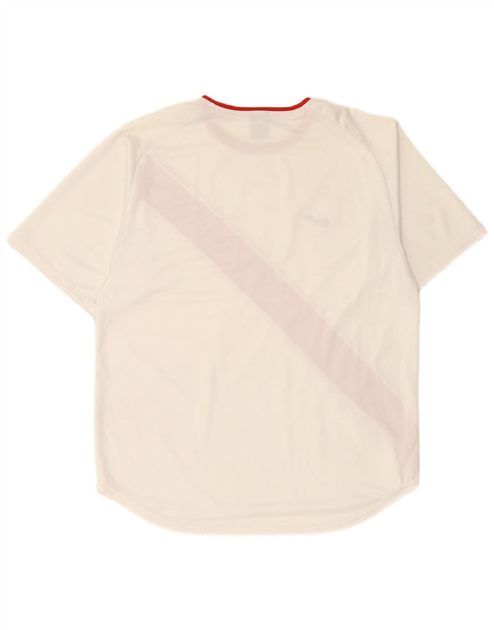 NIKE T-Shirt Homme Blanc Moyen Colorblock