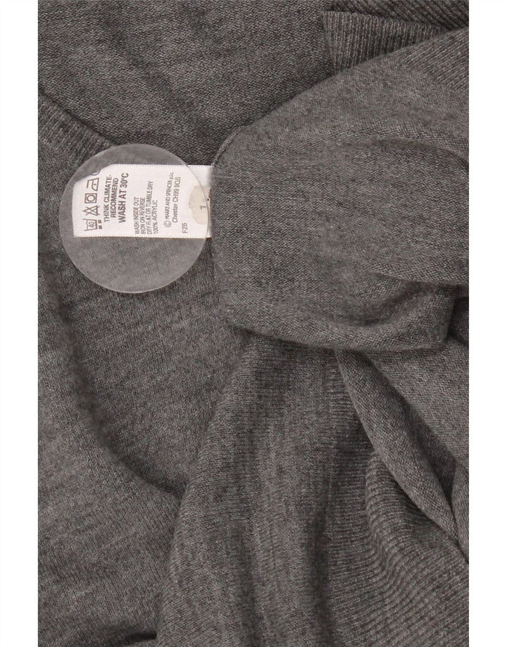 Marks & Spencer Pull Col V Homme XL Gris Acrylique